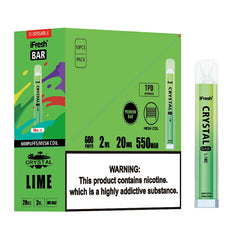 BGV iFresh Crystal Bar Disposable Vape LIME 10PCS