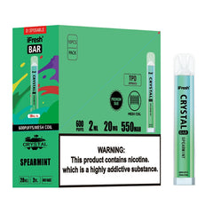 BGV iFresh Crystal Bar Disposable Vape SPEARMINT 10PCS