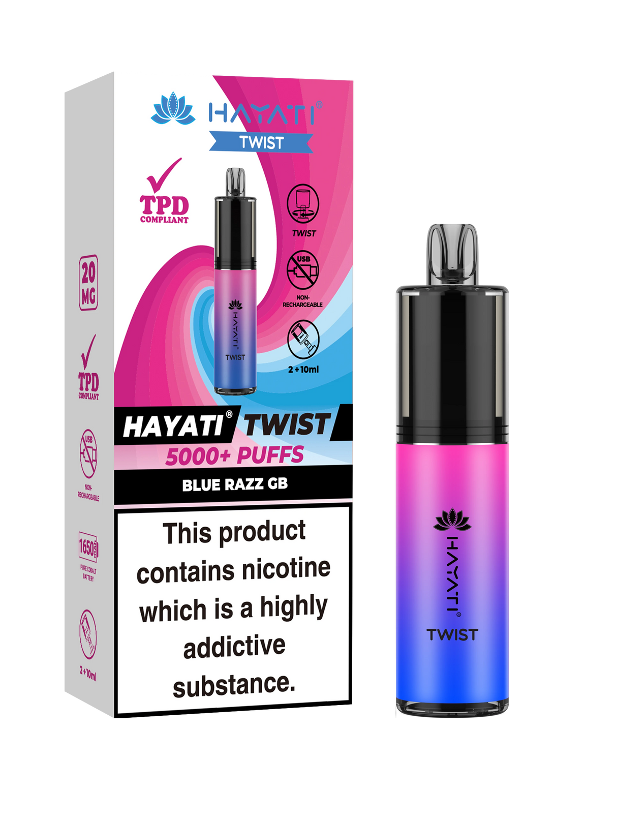 Hayati Twist 5000 Disposable Pod Kit