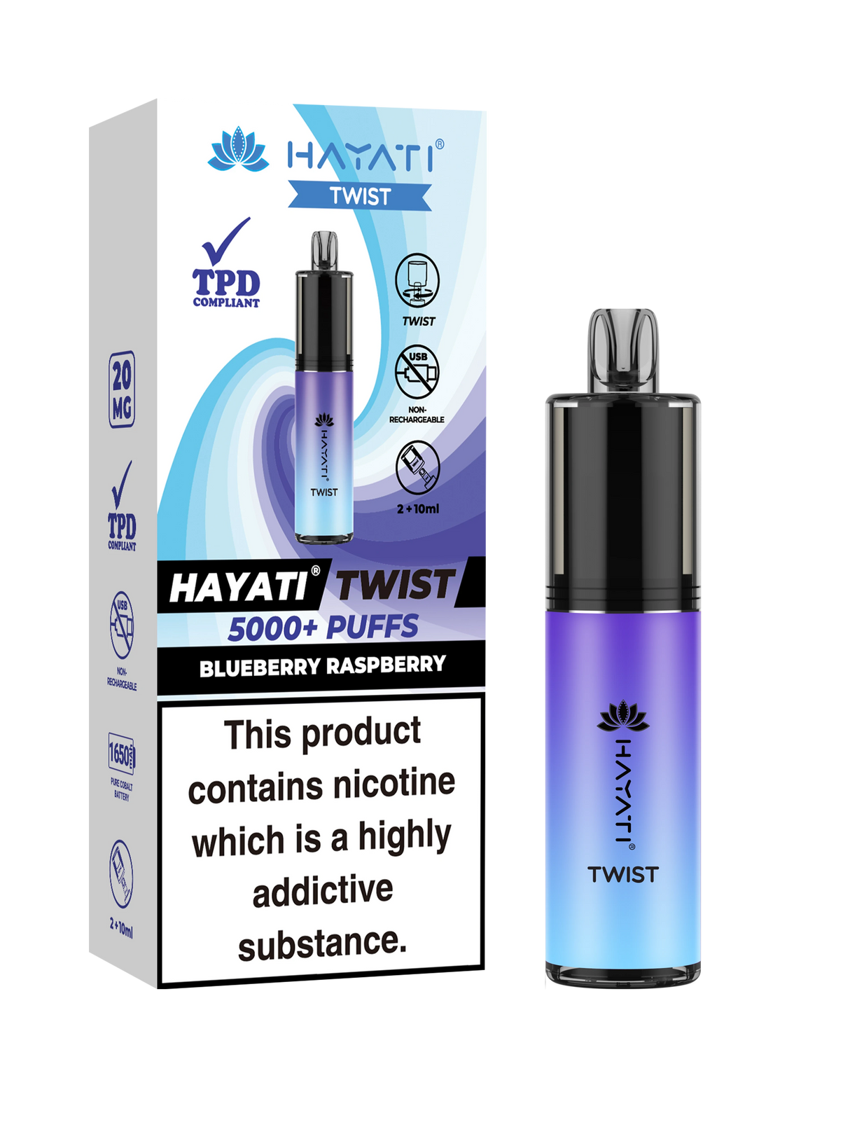 Hayati Twist 5000 Disposable Pod Kit