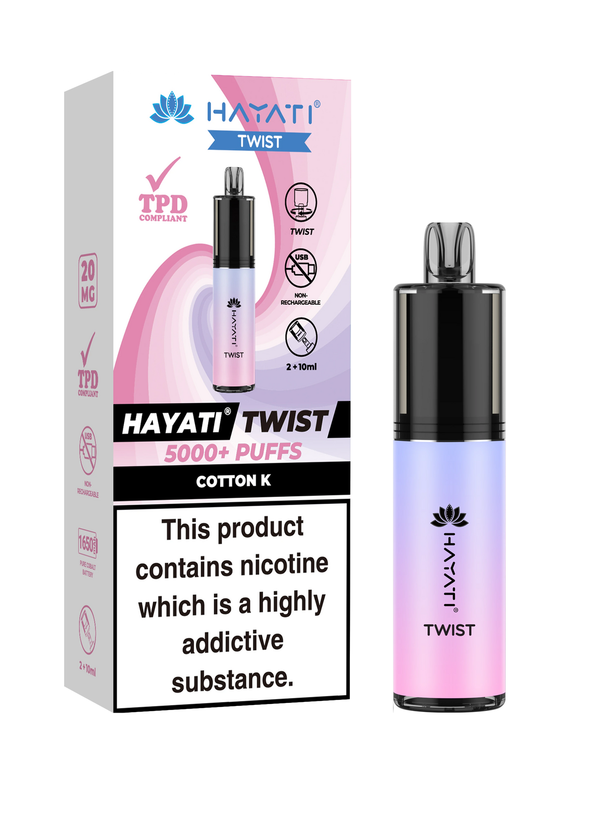 Hayati Twist 5000 Disposable Pod Kit