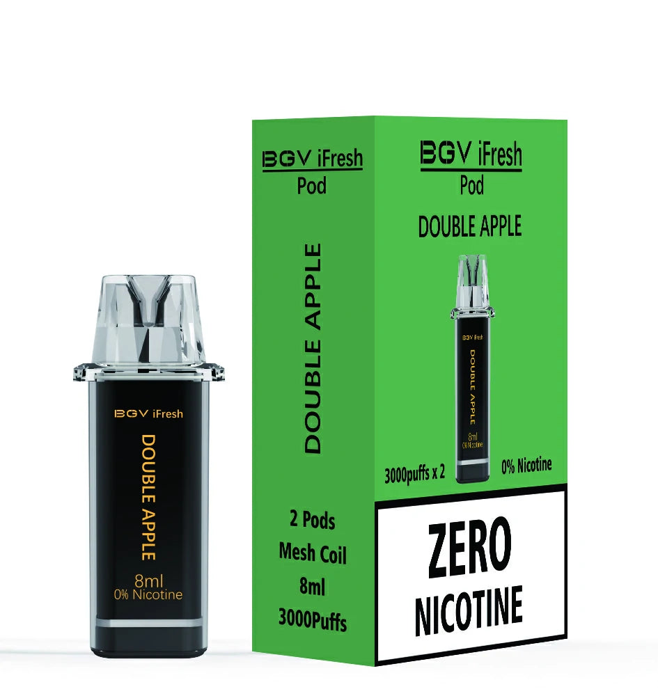 BGV iFresh Pod DOUBLE APPLE ZERO NICOTINE