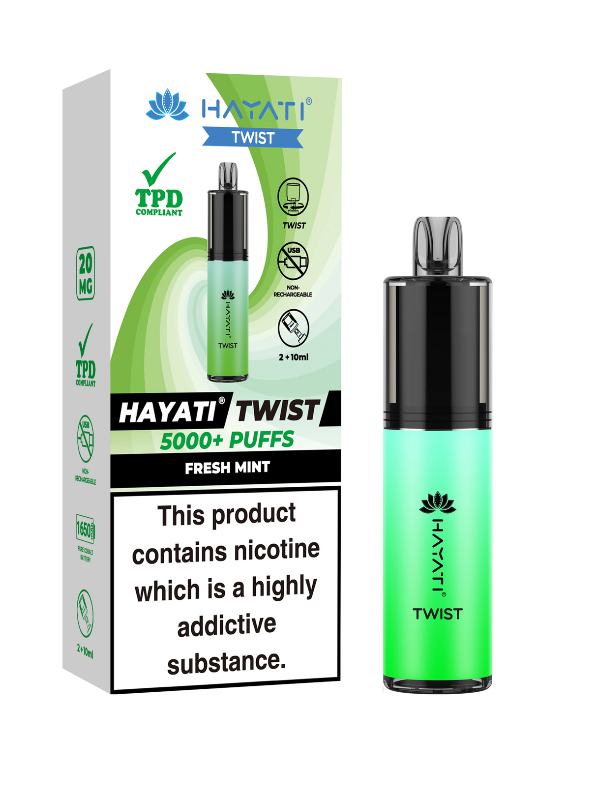 Hayati Twist 5000 Disposable Pod Kit