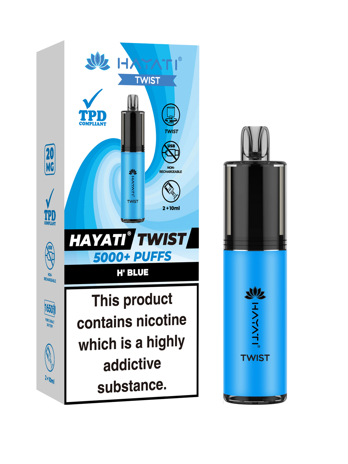 Hayati Twist 5000 Disposable Pod Kit