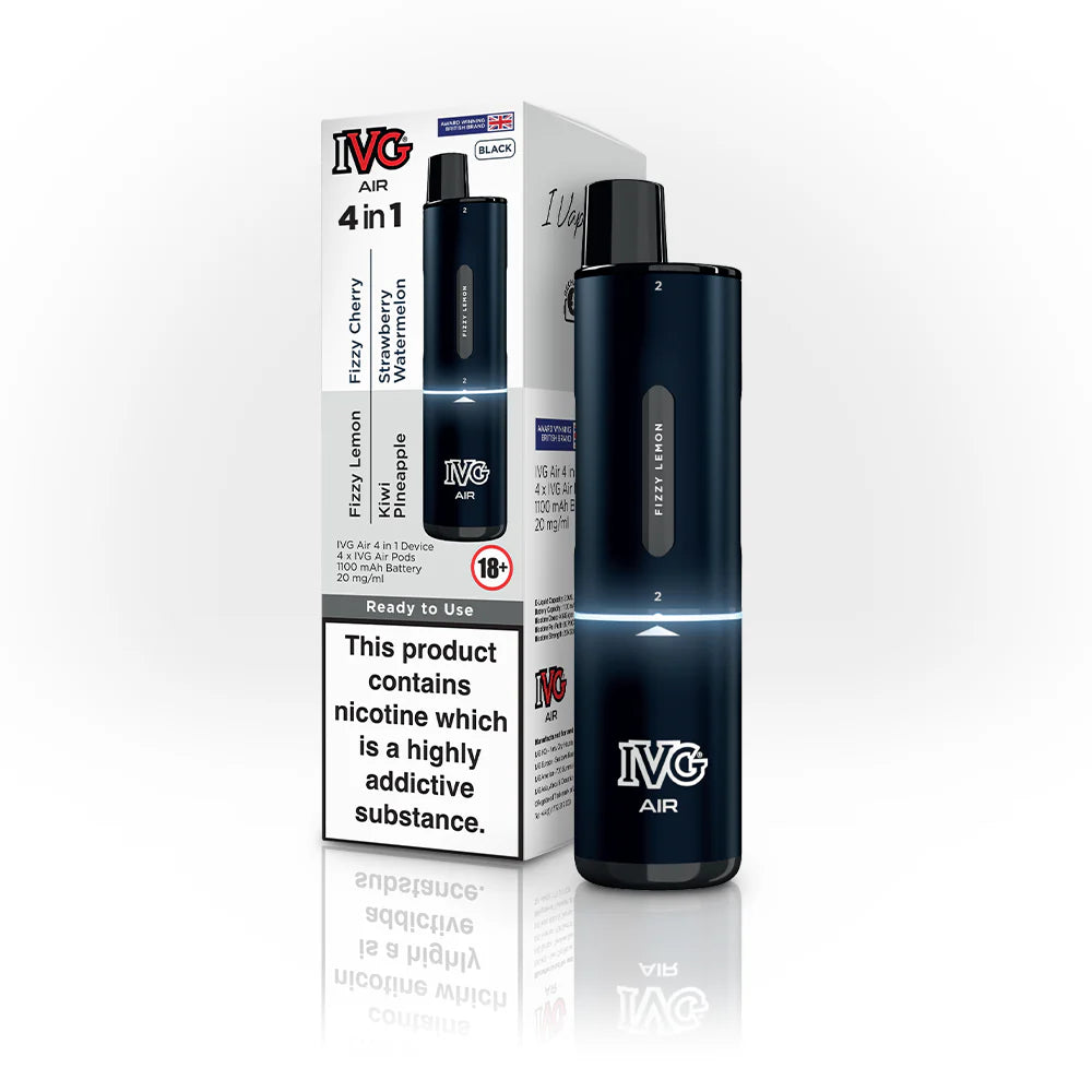 IVG AIR 4 IN 1 BLACK STARTER KIT