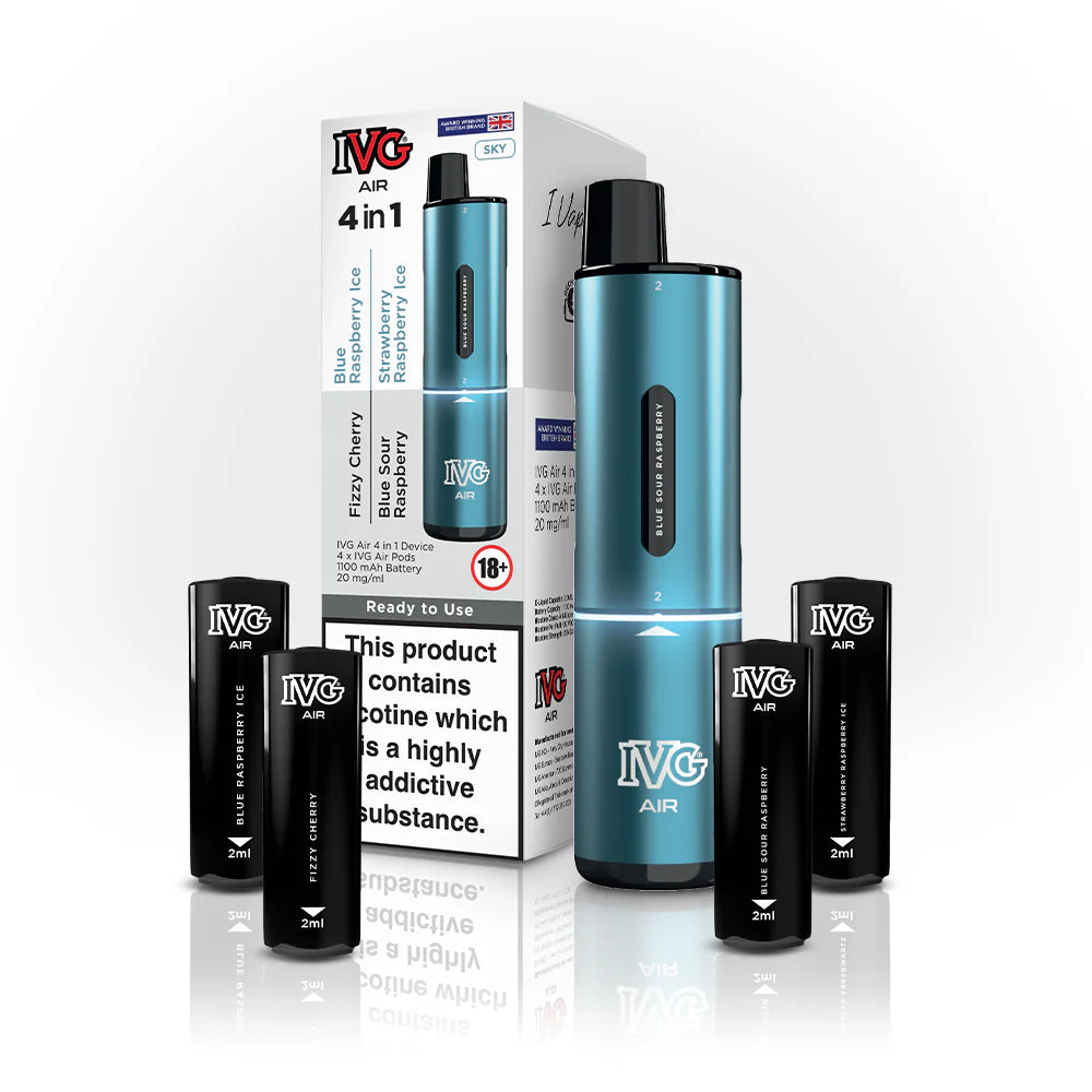 IVG AIR 4 IN 1 BLACK STARTER KIT