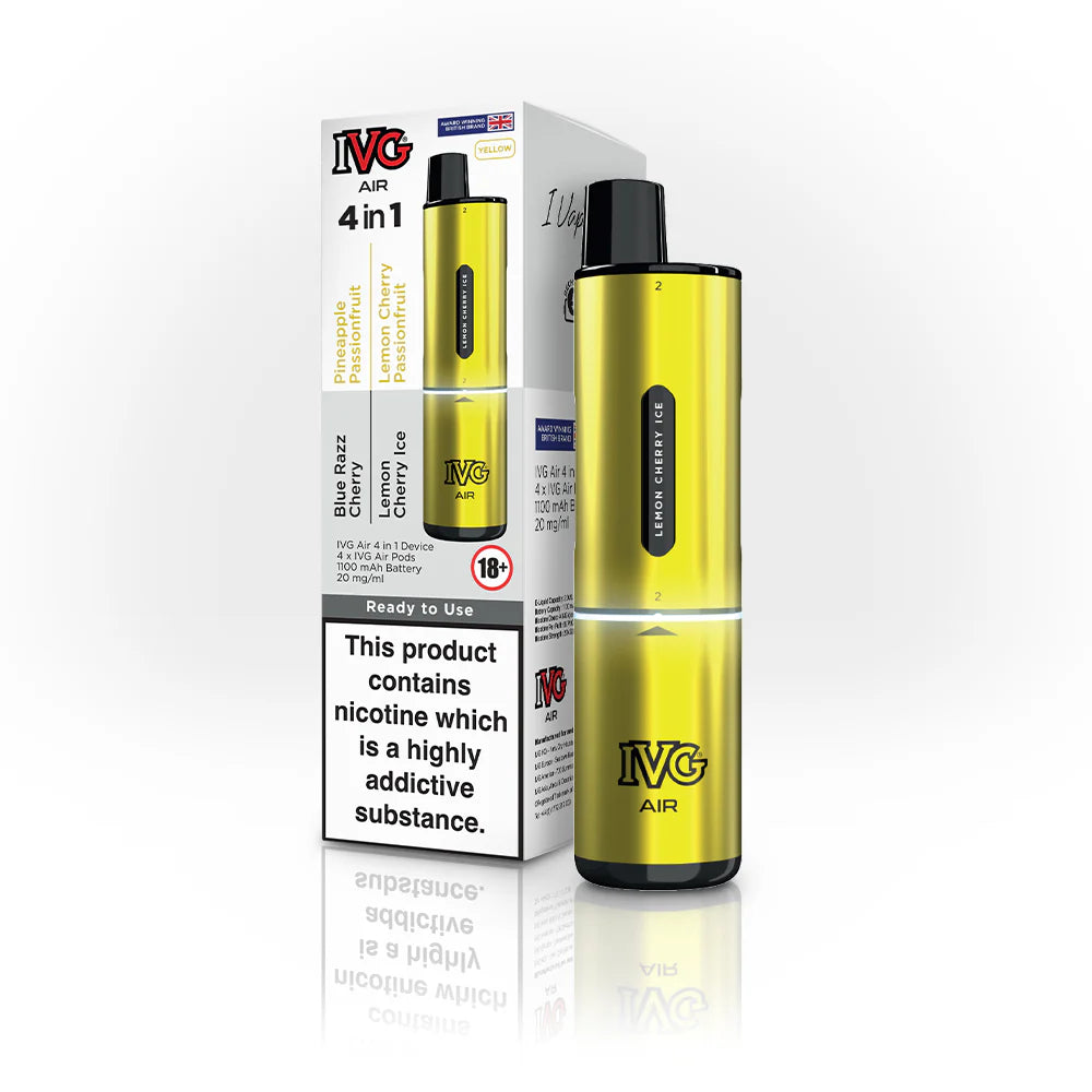 IVG AIR 4 IN 1 BLACK STARTER KIT