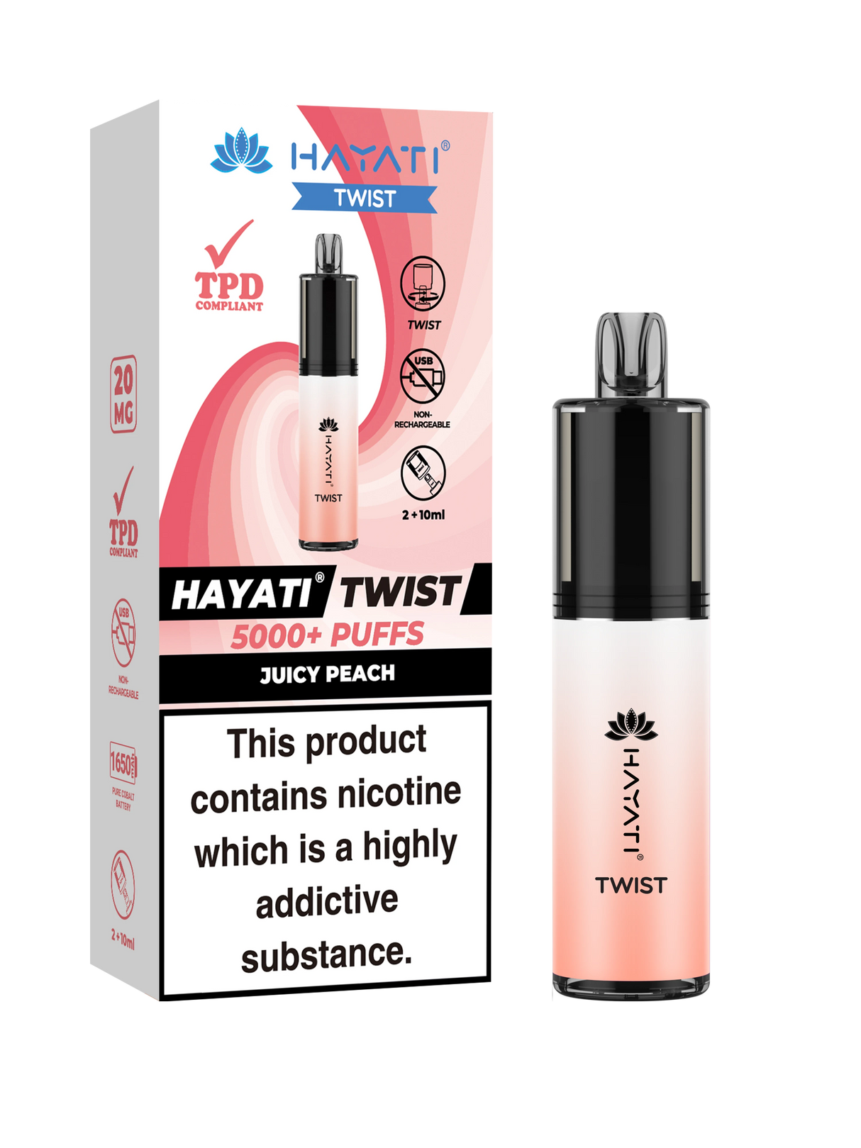 Hayati Twist 5000 Disposable Pod Kit