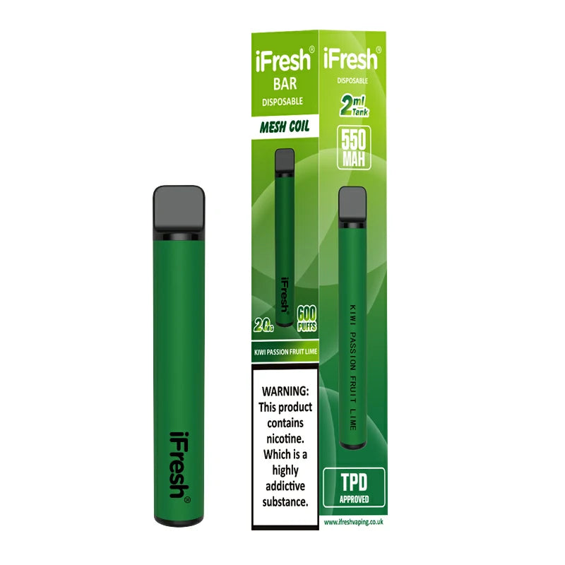 BGV iFresh BAR Disposable Vape KIWI PASSION FRUIT LIME