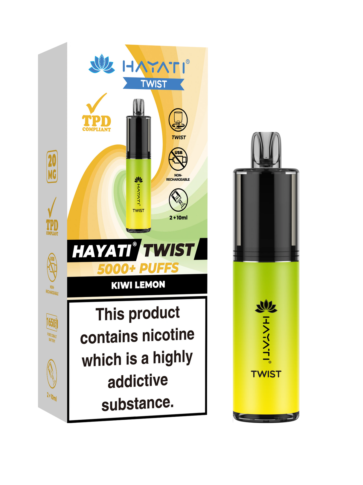 Hayati Twist 5000 Disposable Pod Kit