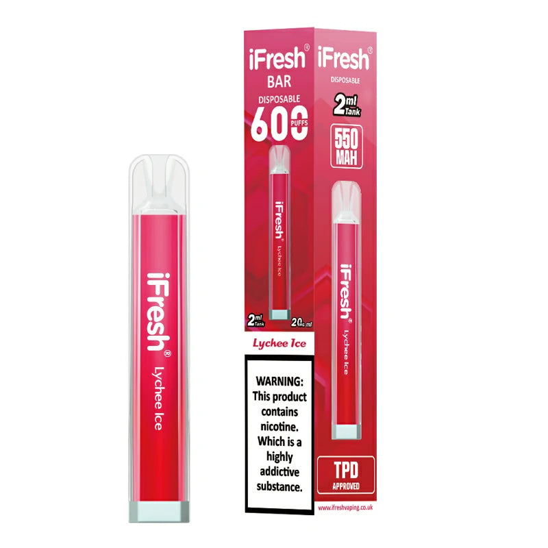 BGV iFresh Crystal Bar Disposable Vape LYCHEE ICE