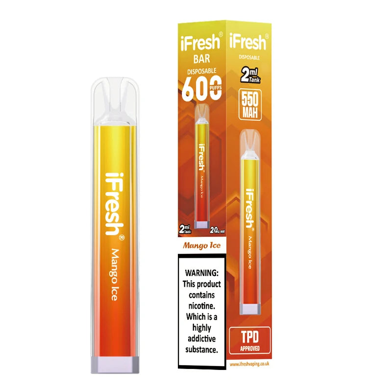 BGV iFresh Crystal Bar Disposable Vape MANGO ICE