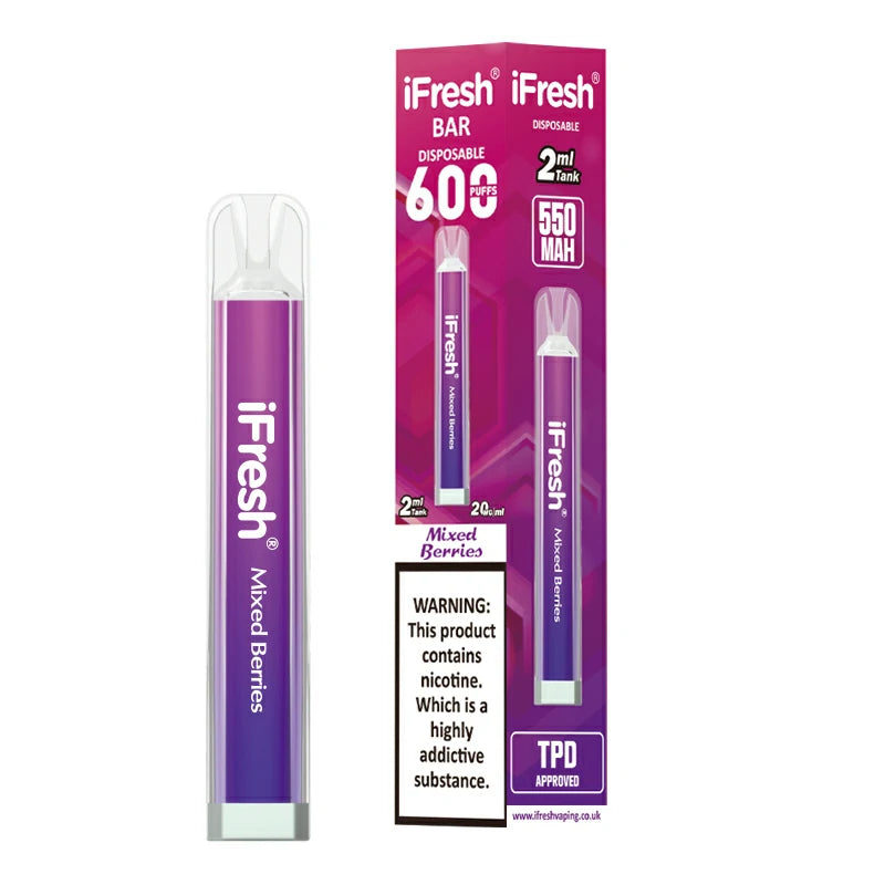 BGV iFresh Crystal Bar Disposable Vape MIXED BERRIES