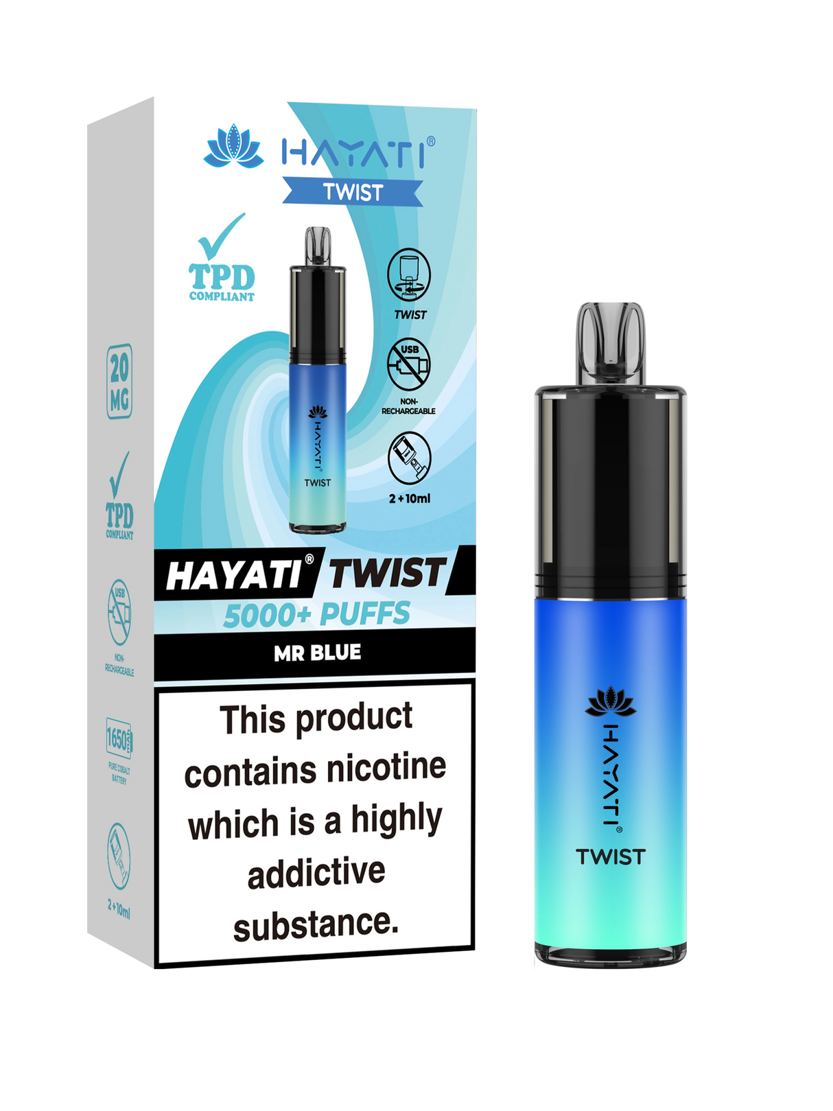 Hayati Twist 5000 Disposable Pod Kit