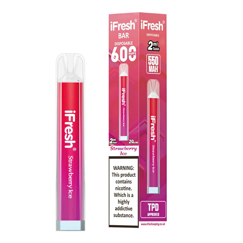 BGV iFresh Crystal Bar Disposable Vape STRAWBERRY ICE