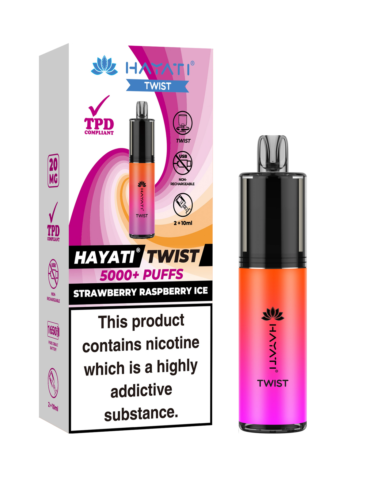 Hayati Twist 5000 Disposable Pod Kit